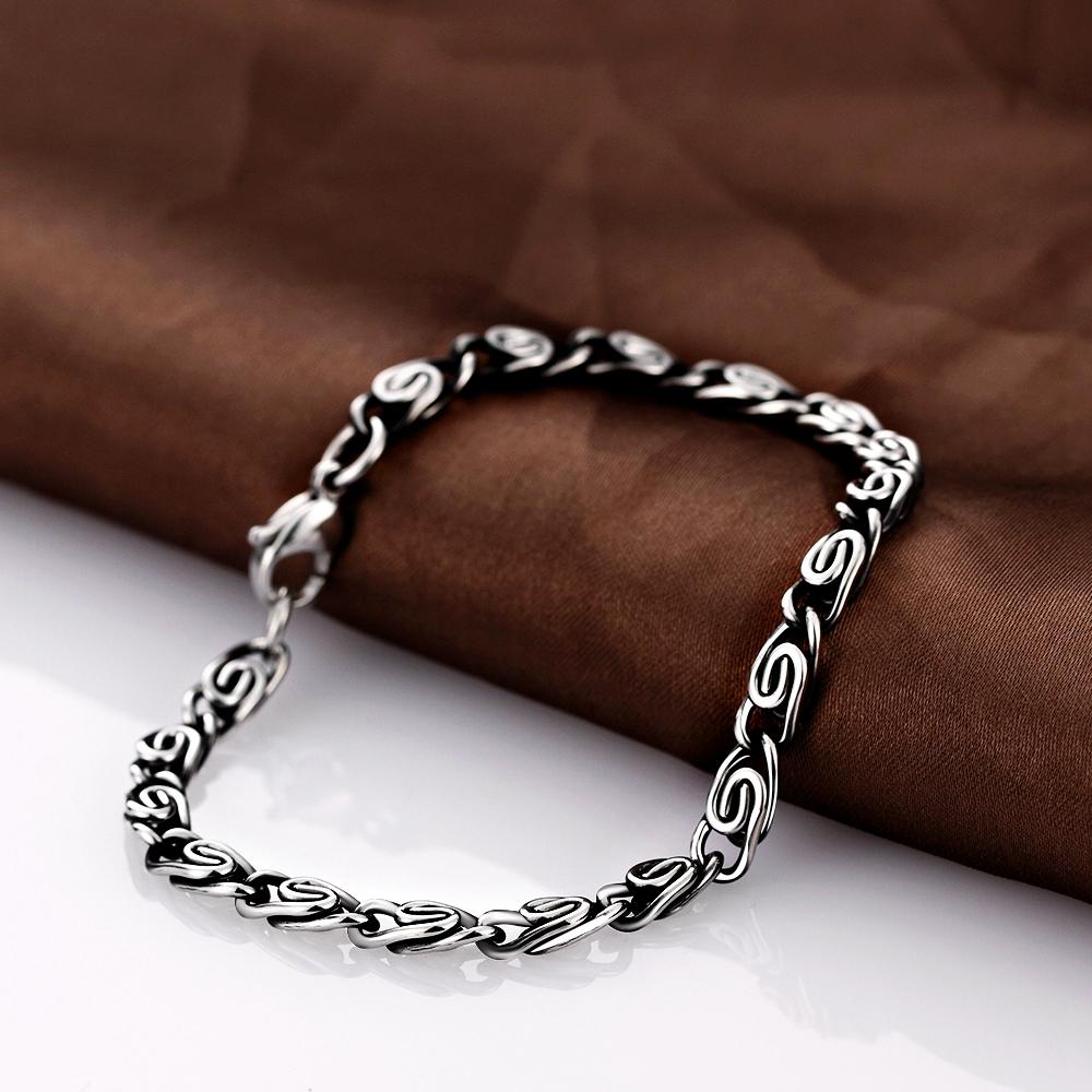 Silver Chain Bracelet - 316L Stainless Steel