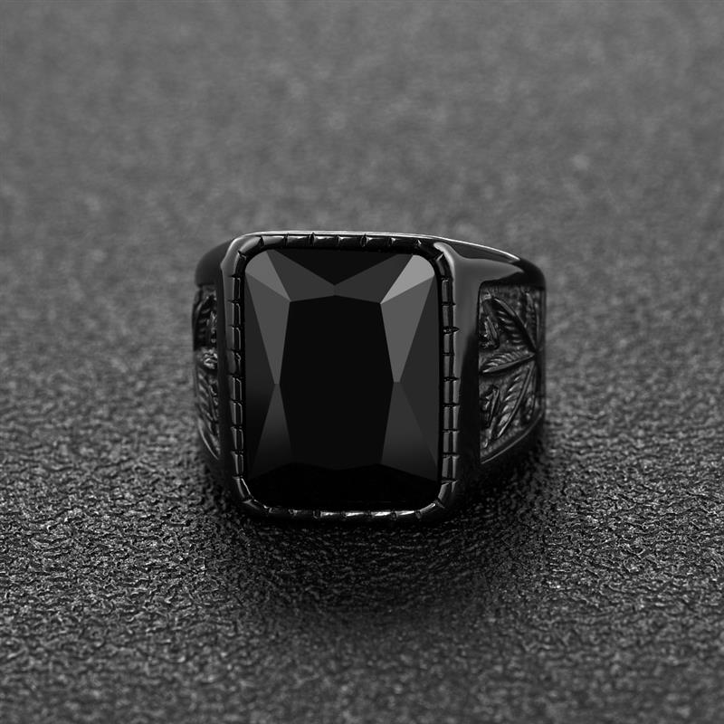 Signet Ring - All Black