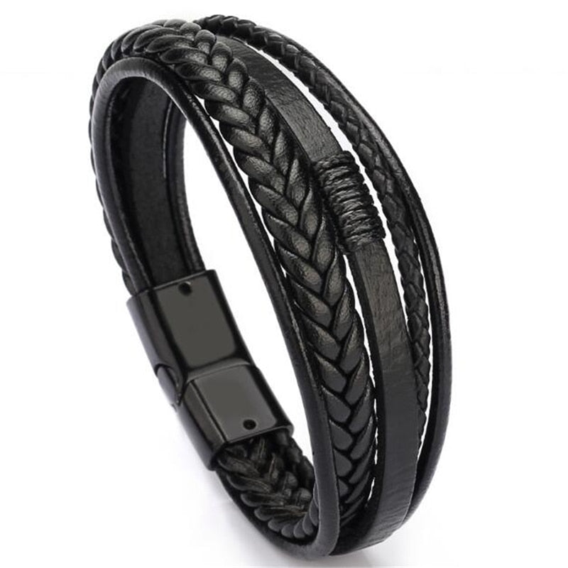 Woven Leather Bracelet