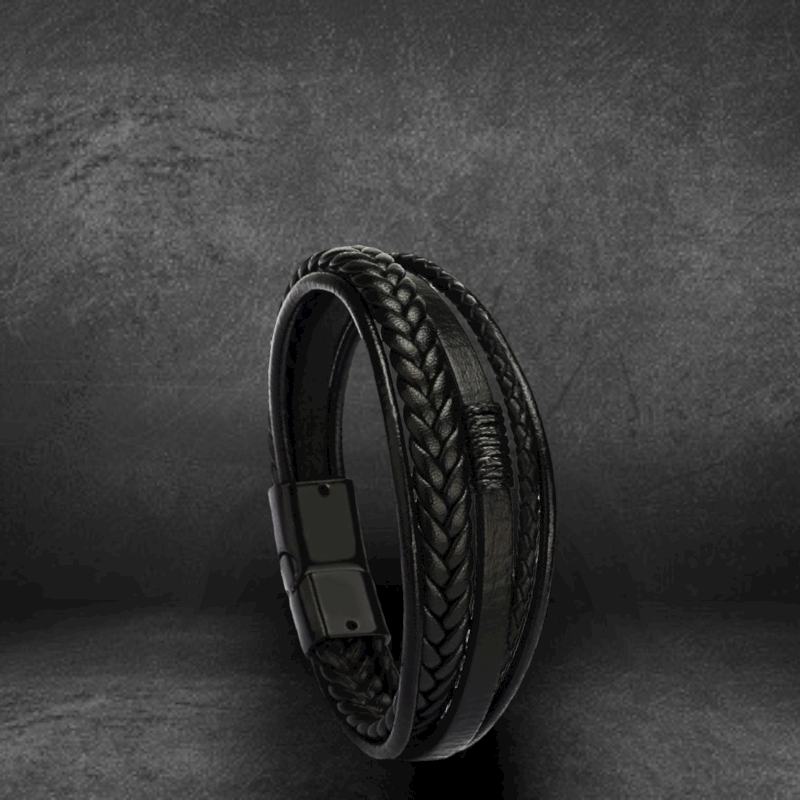 Woven Leather Bracelet