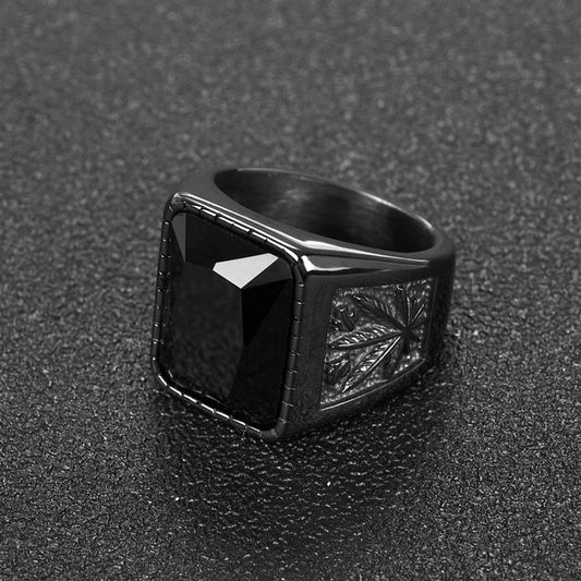 Signet Ring - All Black