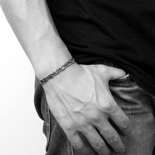 Silver Chain Bracelet - 316L Stainless Steel